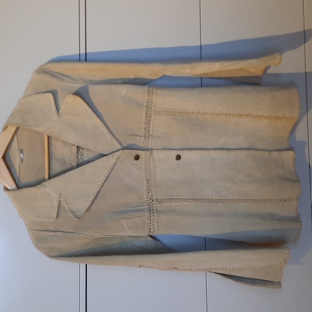 Beautiful Genuine Nubuck Leather Jacket